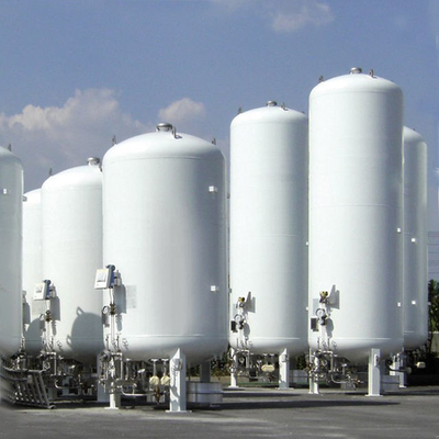 5 ตัน ถังของเหลว Cryogenic ขนาดใหญ่ ถัง CO2 ถัง LNG สําหรับไนโตรเจน