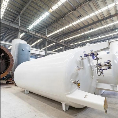 50m3 0.8Mpa ถังเก็บ LNG Cryogenic ทะเลตรงสําหรับอุตสาหกรรมเคมี