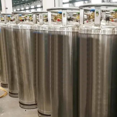 180 ลิตร Cryogenic Dewar กระบอกเชื่อมขวดอาร์กอนหุ้มฉนวนออกซิเจนเหลว