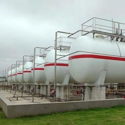 80cbm 100cbm LPG Gas Bullet Tank แก๊สโพรเพนเหลว 60m3 40m3 50m3