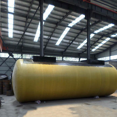 235B FRP ถังน้ำมันไฟเบอร์กลาส Double Wall Anticorrosive 1000 ลิตร Underground