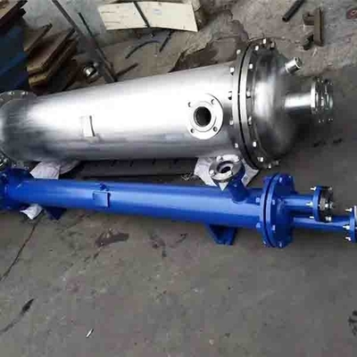 2.5Mpa Shell และ Tube Water Cooled Condenser, SS316L Tube Heat Exchanger