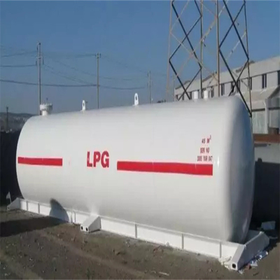 100m3 ภาชนะบรรจุปิโตรเลียมเหลว Lpg ถังเก็บก๊าซ Autogas Station Tank