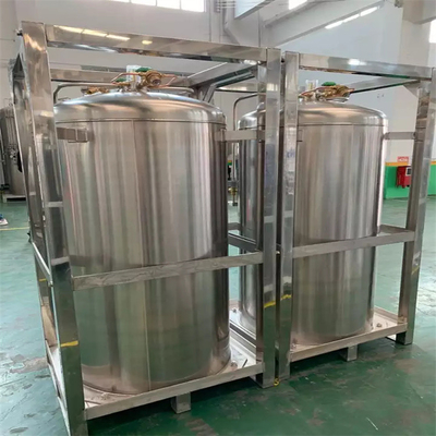 ออกซิเจนเหลวไนโตรเจน Cryogenic Dewar กระบอก 495L