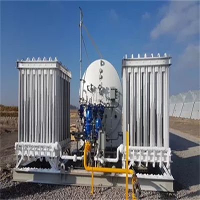 5m3 Lo2 Micro Bulk Tank ถังเก็บของเหลว Cryogenic Liquid Storage Gasifier Microbulk Tank