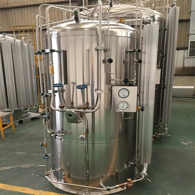 3M3 5M3 5000L Micro Bulk Tanks ถังเก็บออกซิเจนเหลว Cryogenic