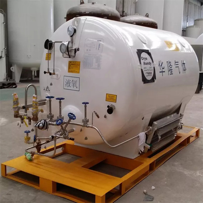 ถังเก็บน้ำขนาดเล็กแบบสเตนเลสสตีล Liquid Cryogenic 3000l 5000l