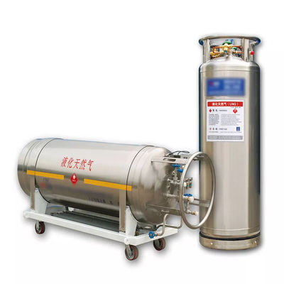 ไนโตรเจนเหลว Cryogenic Dewar Cylinder คอนเทนเนอร์ Cryogenic แรงดันด้วยตนเอง
