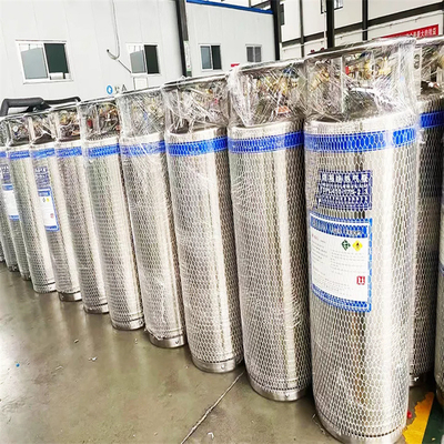 ถังเก็บไนโตรเจนเหลว Cryogenic Dewar 210l Pressure Vessel