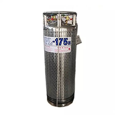 175l อายุการใช้งานยาวนานขวดออกซิเจนเหลว Cryogenic Dewar กระบอก