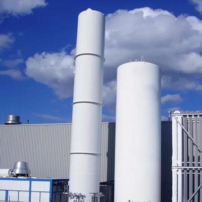 ถังเก็บความเย็นแบบแนวตั้ง 1000L-5000L สำหรับออกซิเจนเหลว ไนโตรเจนเหลว