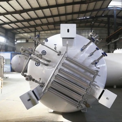 50m3 0.8Mpa ถังเก็บ LNG Cryogenic ทะเลตรงสําหรับอุตสาหกรรมเคมี