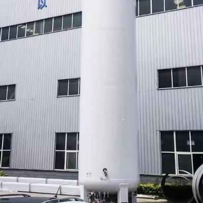 1.84Mpa ถังเก็บของ Cryogenic 2438mm ความกว้าง Vacuum Powder Insulation