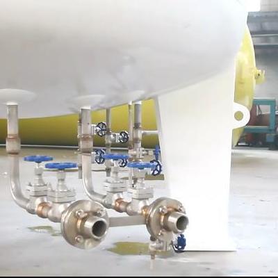 ถังเก็บของเหลวเย็นยิ่งยวด 30 ลบ.ม. 8 บาร์ สำหรับ LN₂