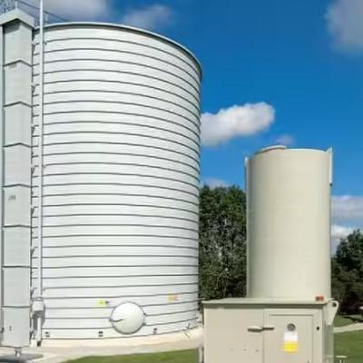 ถังเก็บออกซิเจนเหลวเย็นแนวตั้ง 10 ลบ.ม. 1.6MPa สแตนเลส 304