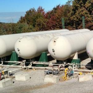 ถังเก็บออกซิเจนเหลวเย็นแนวตั้ง 10 ลบ.ม. 1.6MPa สแตนเลส 304