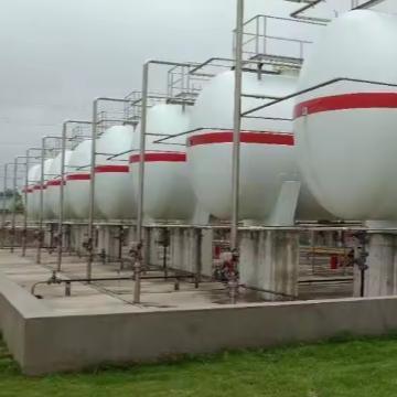 ถังเก็บก๊าซ LPG ขนาด 10000 ลิตร แรงดัน 17.5 บาร์ แนวตั้งหรือแนวนอน