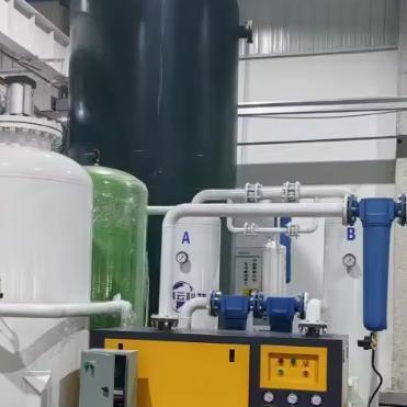 เครื่องผลิตออกซิเจน PSA อุตสาหกรรม ความดัน 0.1-0.8MPa และความบริสุทธิ์ของออกซิเจน ≥ 90% ± 3% สําหรับการตัดเลเซอร์