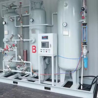 เครื่องกำเนิดไนโตรเจน PSA ความบริสุทธิ์สูง 99.999% ขนาด 90Nm3/hr สำหรับการผลิตแก้ว