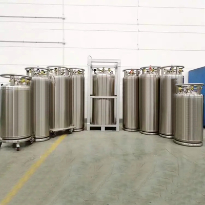 กระบอกสูบ Cryogenic Dewar แบบพกพา 2.6mpa 450l ถังออกซิเจน