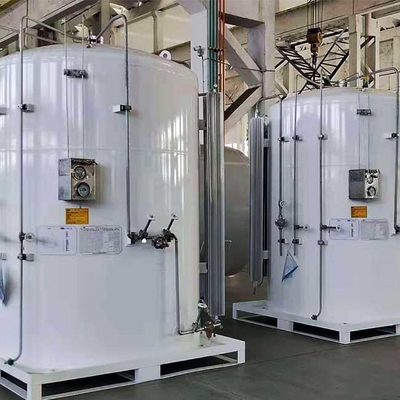 Liquid N2 Micro Bulk Tanks 16 บาร์ 5,000 ลิตร Bulk CO2 Storage