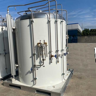 ถังไนโตรเจนไนโตรเจนแบบสแตนเลสขนาดเล็ก Cryogenic 3.4mpa Micro Bulk 5m3