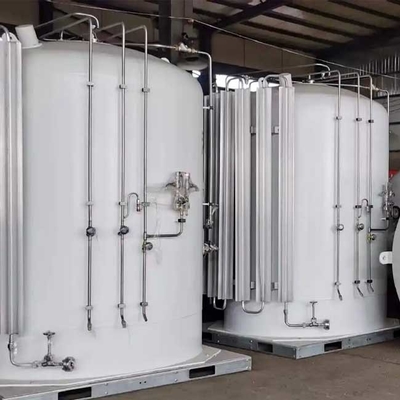 2.5Mpa Micro Bulk Tanks ไนโตรเจนเหลว 1000-7500L Oxygen Storage Cryogenic