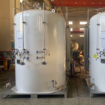 1000-3000l Micro Bulk Tanks Q345R สูญญากาศ Cryogenic Nitrogen