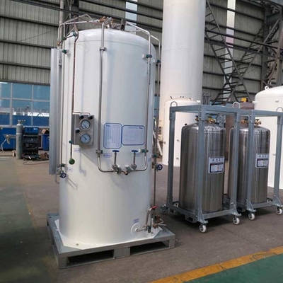 1-5m3 Micro Bulk Tanks 16 Bar สูญญากาศสูงหลายชั้น Cryogenic
