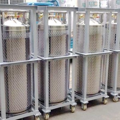 175 ลิตร Dewar แก๊สถังไนโตรเจนออกซิเจนเหลว 1.4Mpa Argon Bottle