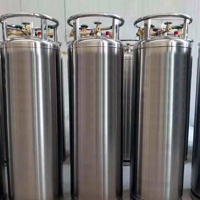 180 ลิตร Cryogenic Dewar กระบอกเชื่อมขวดอาร์กอนหุ้มฉนวนออกซิเจนเหลว