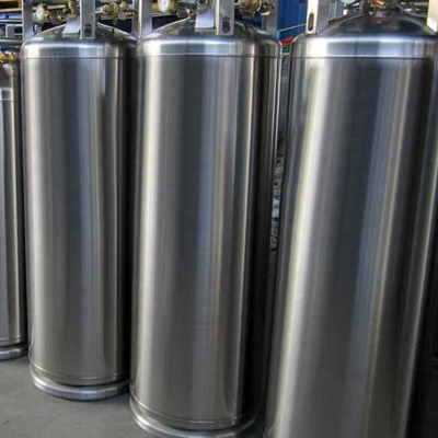 Liquid Argon Cryogenic Dewar กระบอกออกซิเจน, 175l ถังไนโตรเจนเหลวแรงดันต่ำ