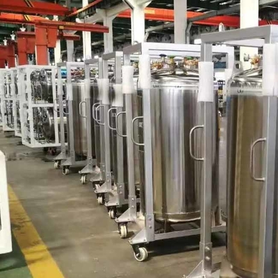 LN2 Dewar ถังแก๊ส 195L 2.3MPA ถังไนโตรเจนเหลวแรงดันสูง
