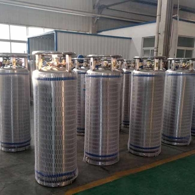 180L Cryogenic Dewar กระบอก 600 ลิตร 210l CO2 Dewar Tank
