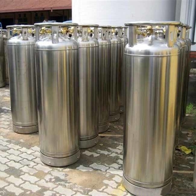 175L Cryogenic Dewar กระบอก 1.37mpa 2.3mpa ถังออกซิเจน
