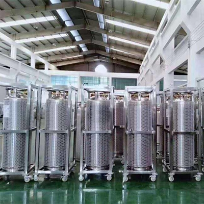 195L 2.3MPa LN2 Dewar Tank 495L Argon Dewar Bottle Nitrogen Storage