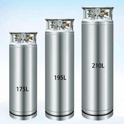 1.4mpa Cryogenic Dewar Cylinder 195L ไนโตรเจนเหลวแรงดันด้วยตนเอง