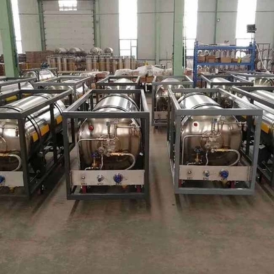 กระบอกสูบ Cryogenic Dewar แนวนอน