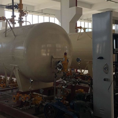 สถานีเติมแก๊ส LPG แบบลื่นไถล 2.5mpa, 50000 ลิตร LPG Skid Filling Station