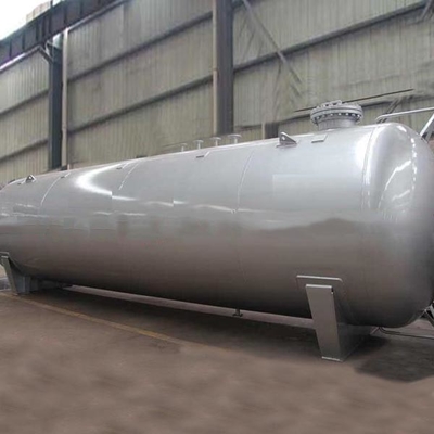 100cbm 1.6 bar ถังแก๊สปิโตรเลียมเหลว 1.77mpa LPG Bulk