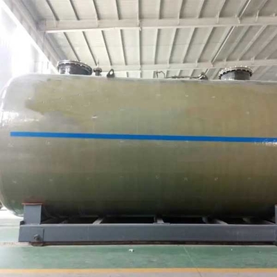30m3 40m3 น้ำมันเชื้อเพลิงถังเก็บถังสองชั้นใต้ดินแก้ว FRP Plastic