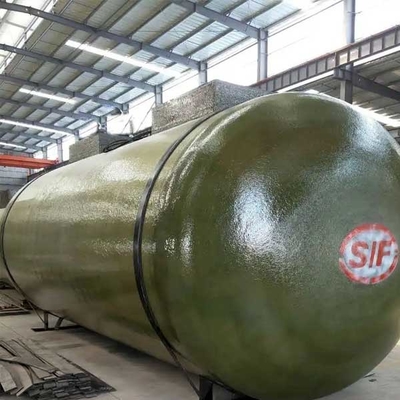 ถังเก็บน้ำมันพลาสติกเสริมแรงด้วยไฟเบอร์ป้องกันการกัดกร่อน 150000 ลิตร Bulk