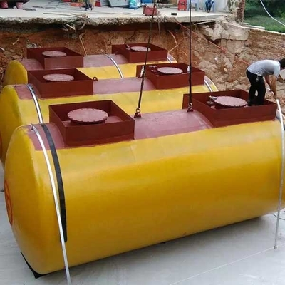 3000L Q235 ถังเก็บน้ำมันเหล็กจำนวนมาก, ถังเก็บน้ำมันแบบกำแพงคู่ขนาด 42000l