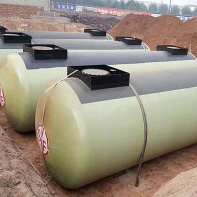 100m3 ถังเก็บน้ำมันเชื้อเพลิงแบบ Double Wall FRP 50 ลูกบาศก์เมตร