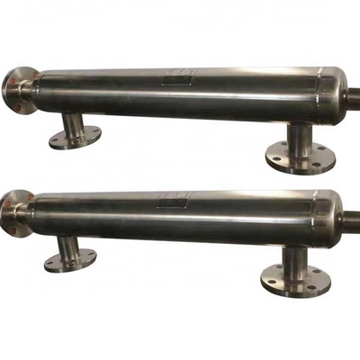 เรือแลกเปลี่ยนความร้อน 12 บาร์ 1.0mpa SS304 คอนเดนเซอร์ท่อคู่